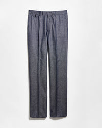 Blue pants on a white background