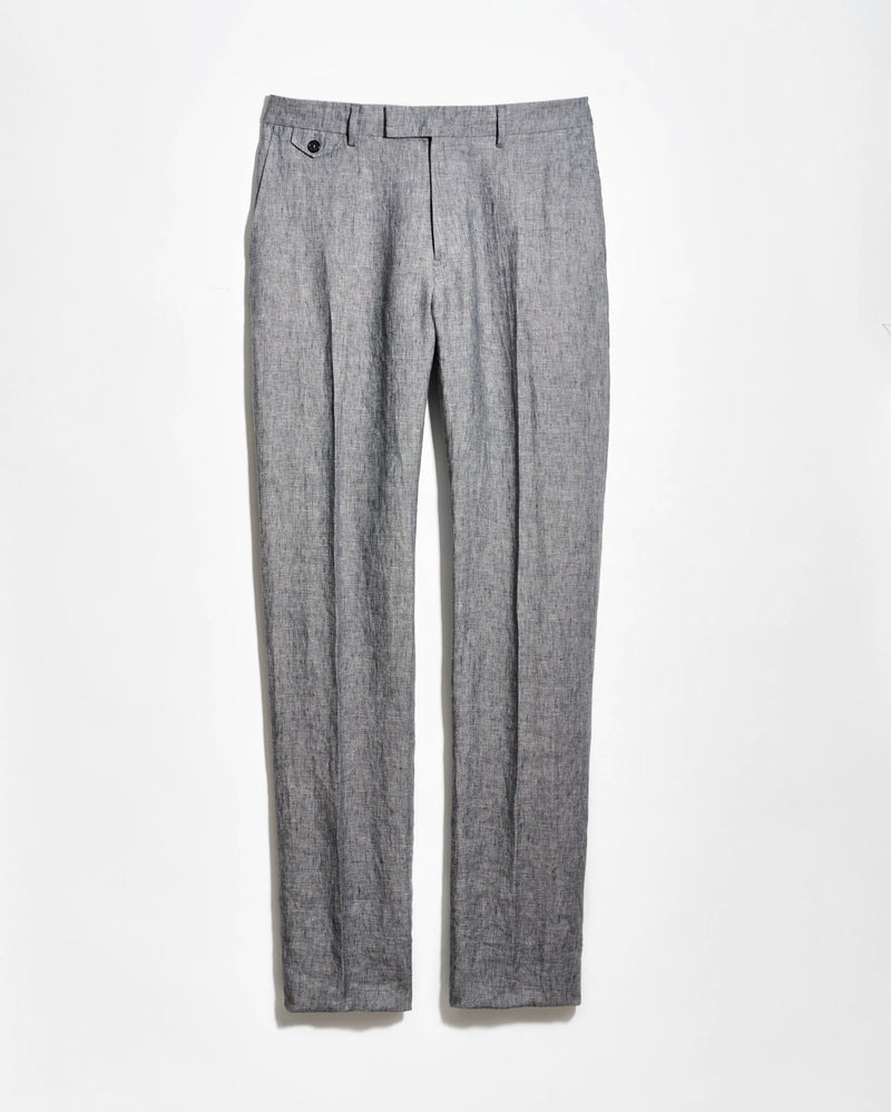 Linen Flat Front Trouser