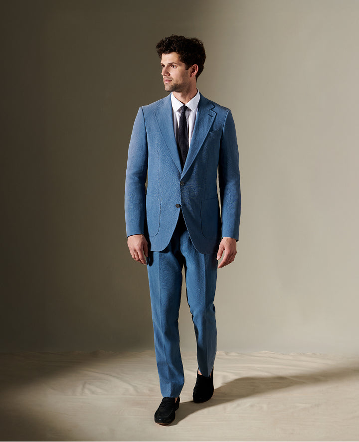 Single Breasted, Notch Lapel, Patch Pockets